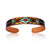 Western ethnic narrow copper bracelet