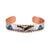 Eagle design narrow style copper adjustable bracelet