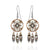 Southwestern starburst design earrings