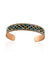 Irish knot design green silver rose gold bracelet