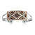 Sunburst native american design handmade copper bracelet
