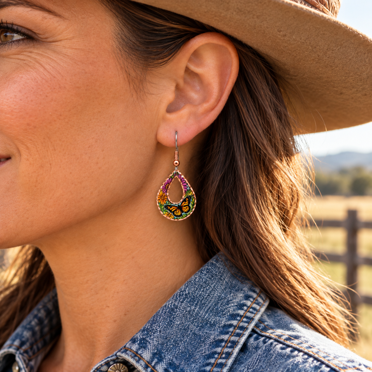 Monarch Butterfly Earrings