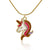 Unicorn  Gold plated Necklace