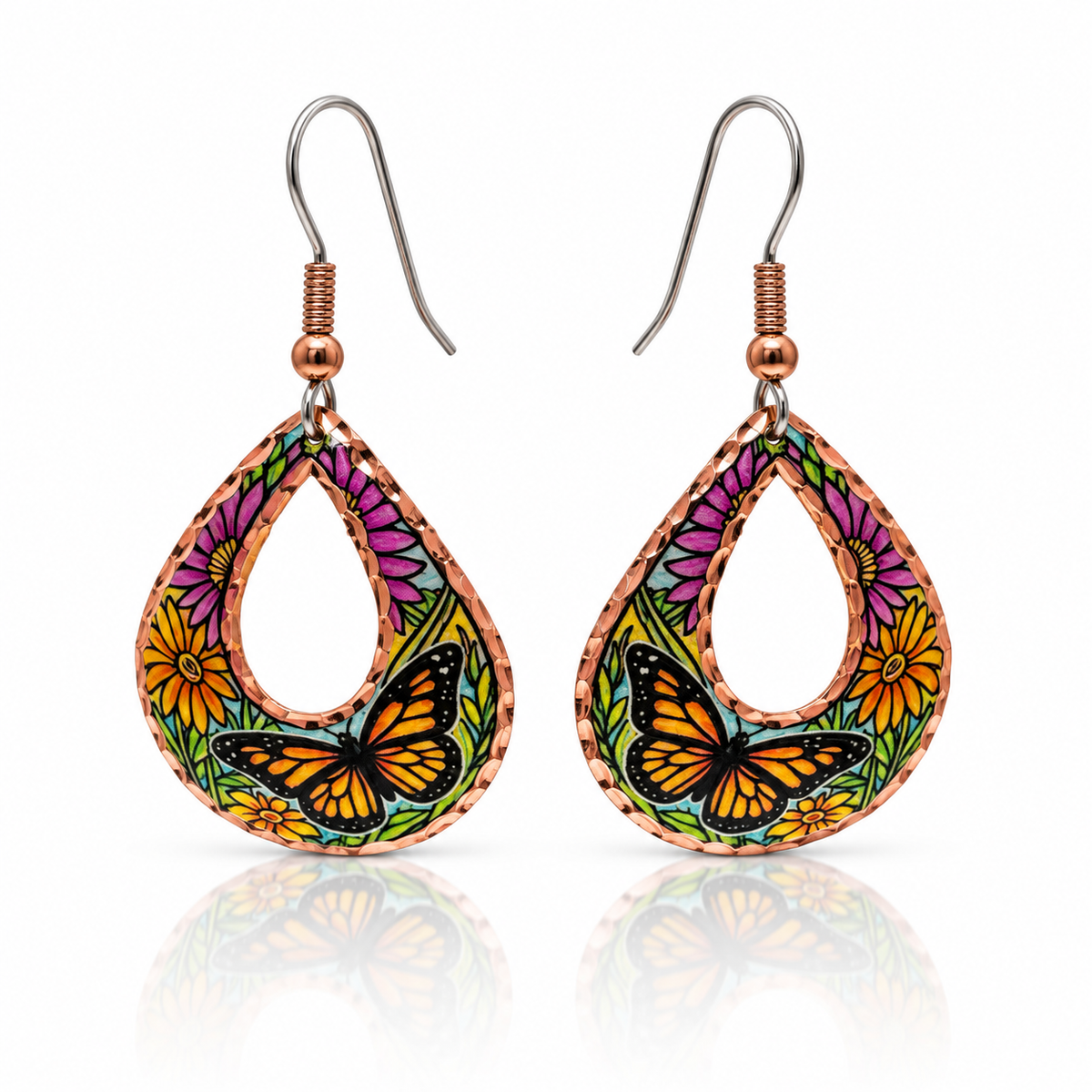 Monarch Butterfly Earrings