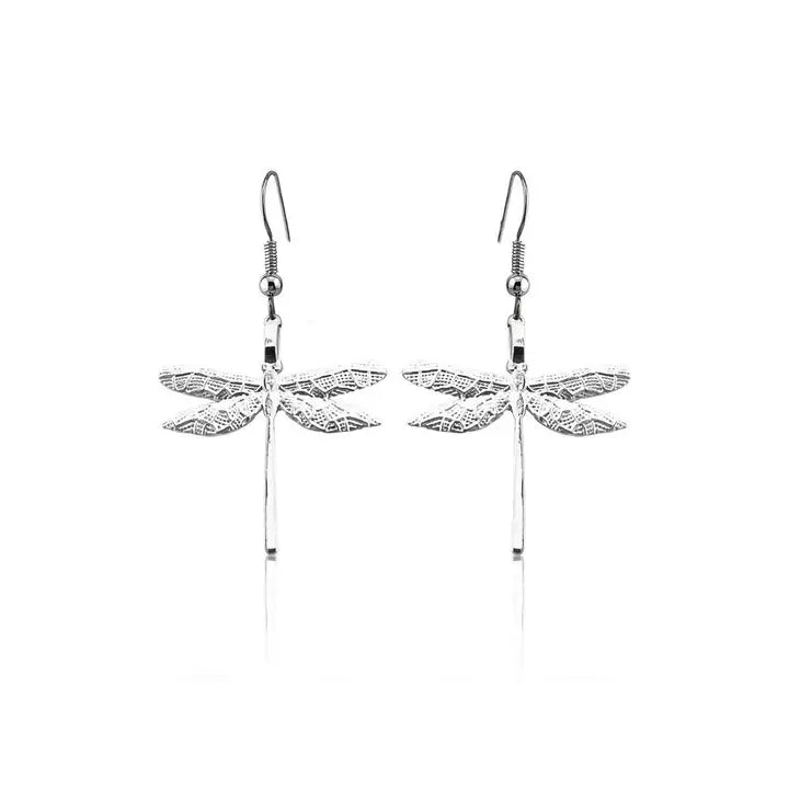 925 silver plated   Dragonfly Earrings