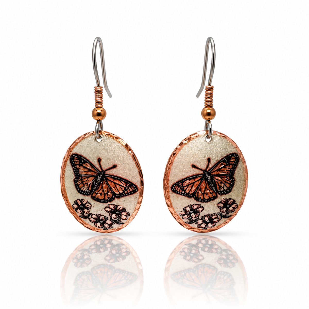 Monarch Butterfly Earrings