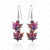Flame Painted Maple Leaves Earrings CM-631