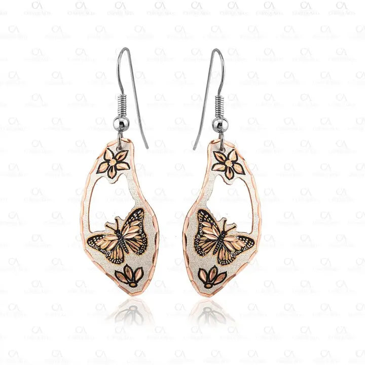 Butterfly Handmade Cut Out Earrings CN-68