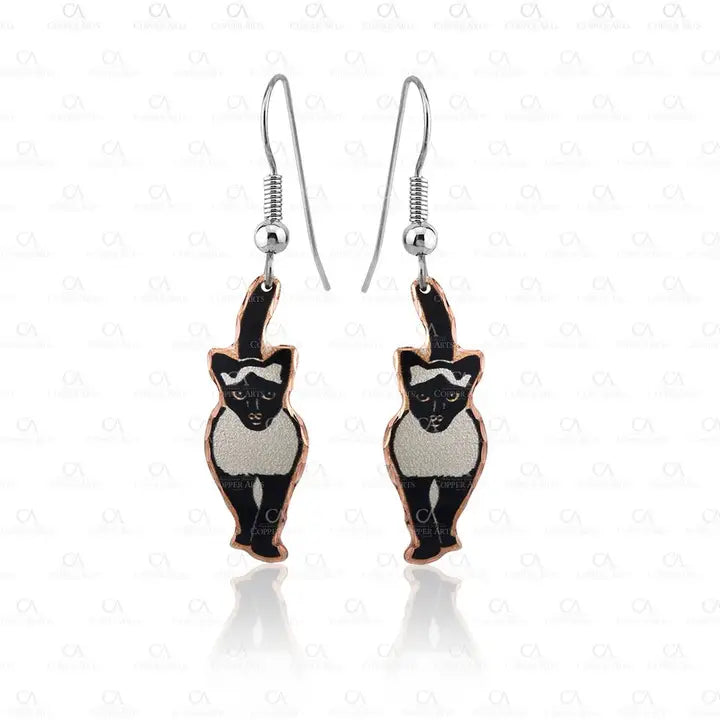 Siamese Cat Earrings