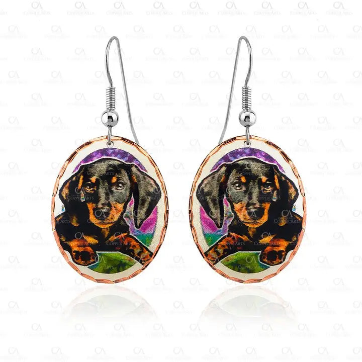 Dog Dachshund Earrings DC-10