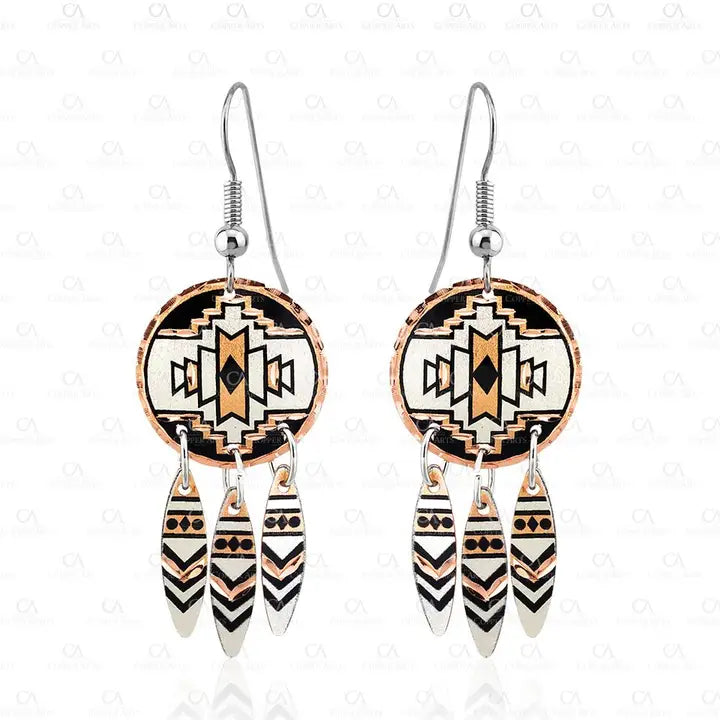 Dangle Southwest western Earrings K-722