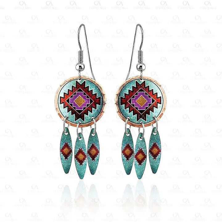 Colorful Unique western Earrings TM-02