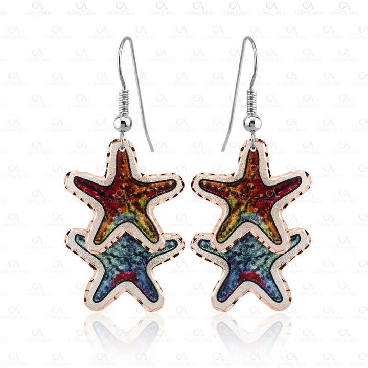 Dangle Sea Star Earrings