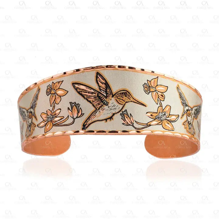 Hummingbird design  adjustable Bracelet