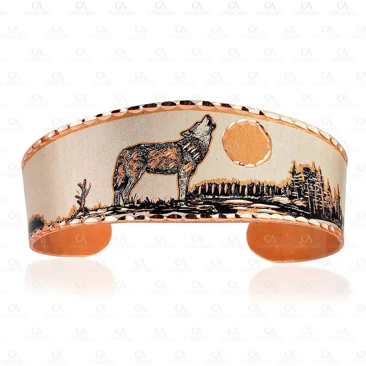Unique Howling Wolf Bracelet