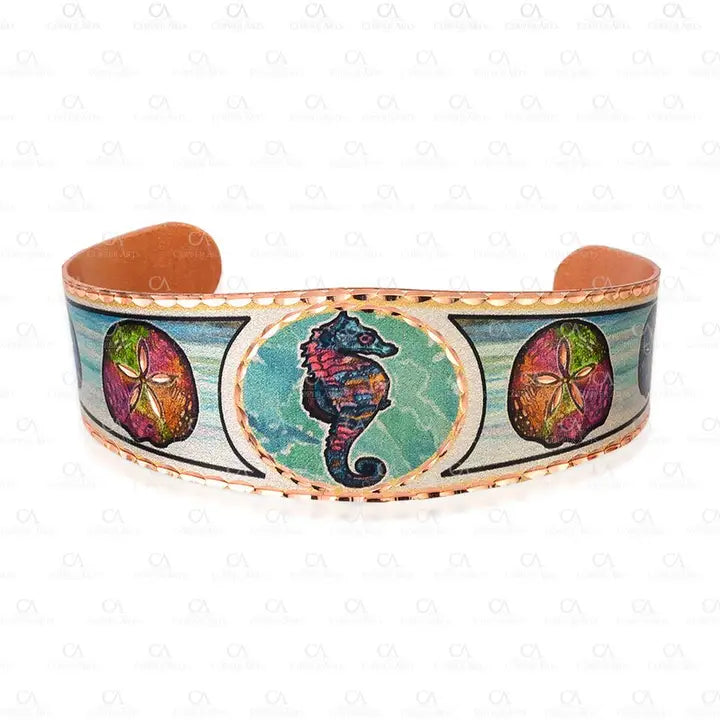 Colorful Nautical Seahorse Bracelet BNE-02