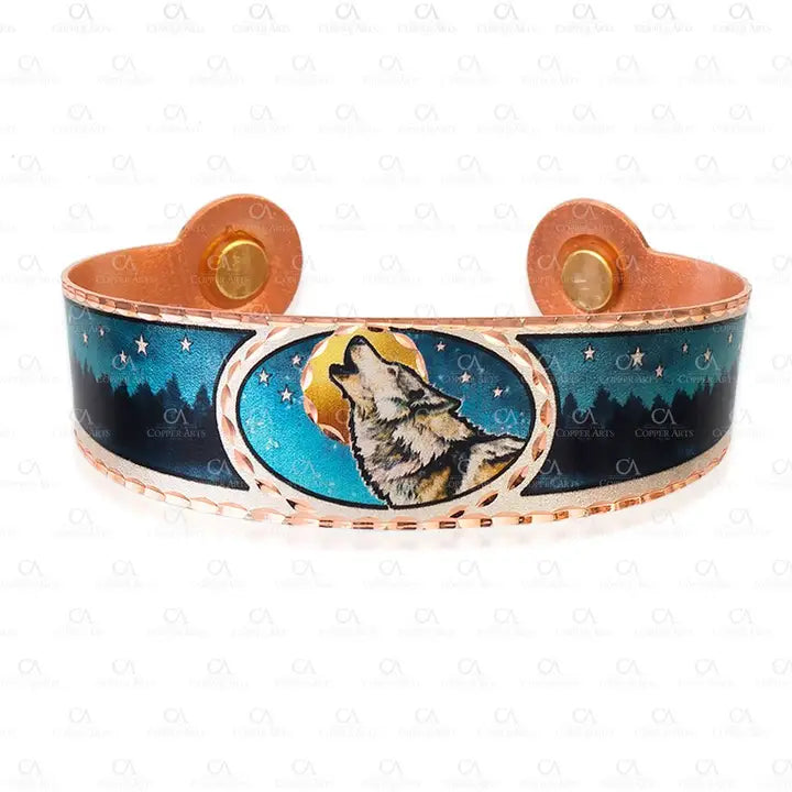 Wolf Colorful Bracelet With Magnet