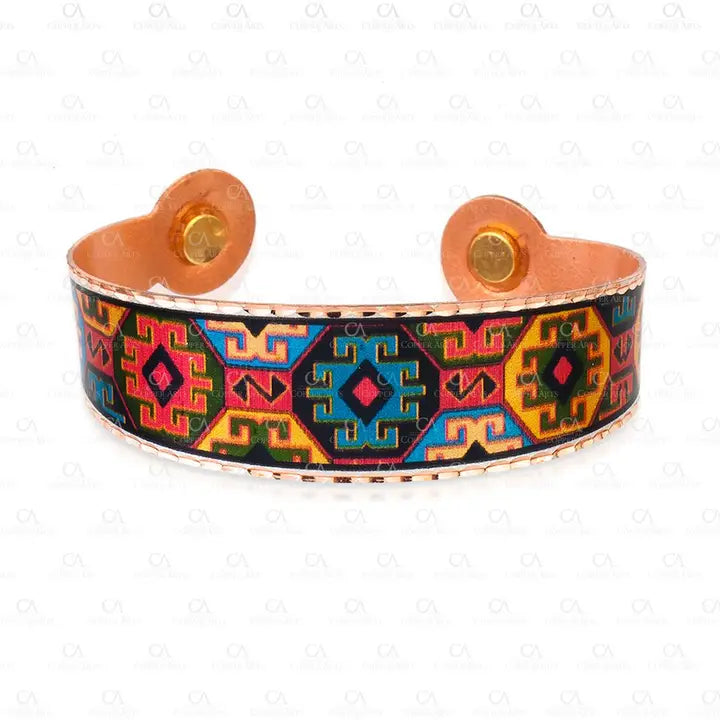 Southwestern western Colorful Bracelet With Magnet
