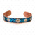 Dark Blue flower Narrow Design Bracelet