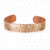 Silver flower  Narrow Design Bracelet