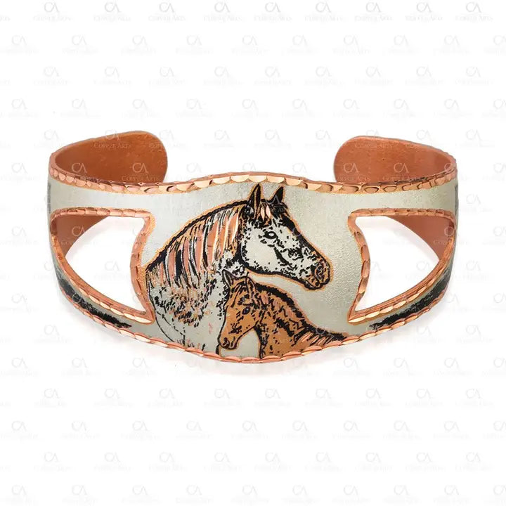 Cut Out Bracelet Foal &amp; Horse BSR-10