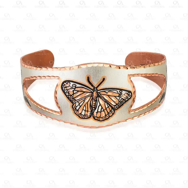 Cut Out Bracelet Monarch Butterfly Bracelet BSR-68