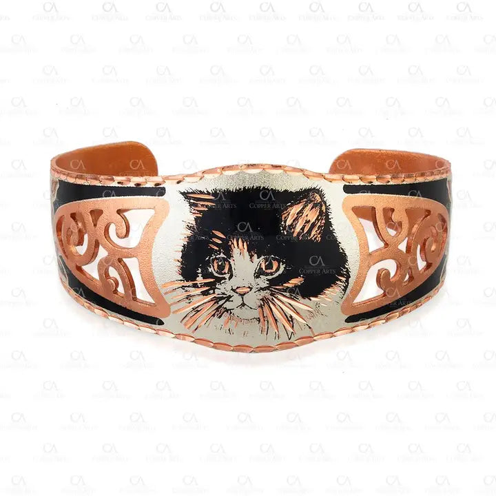 Filigree Design Pretty Kitten Bracelet