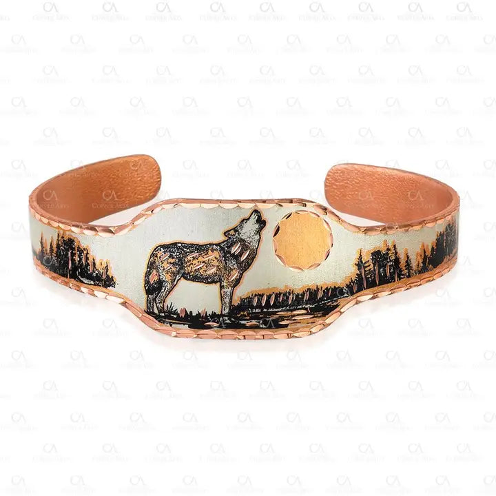 Howling Wolf Artisan Bracelet