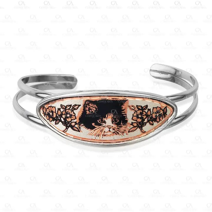 Cute Kitten Dainty Wire Bracelet LB-28