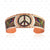 Peace Sign Colorful Bracelet