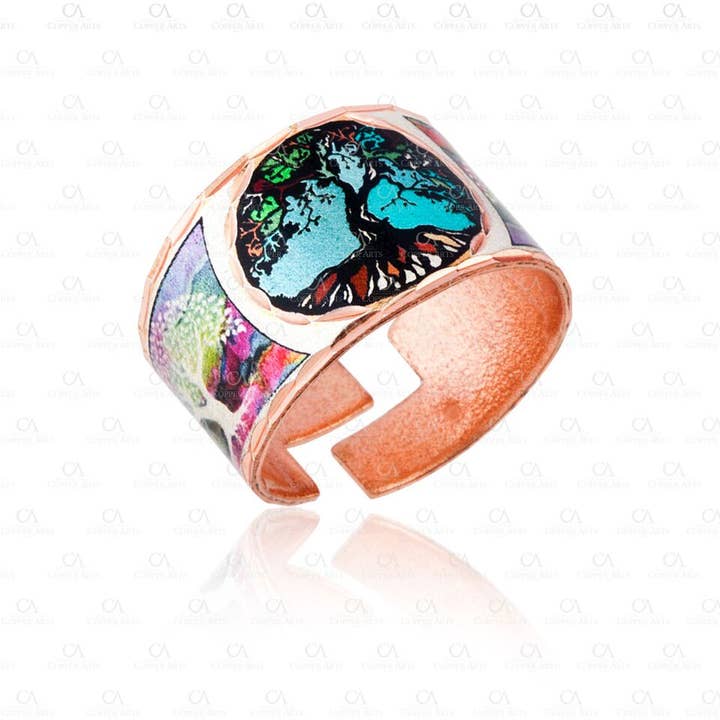 tree of life Adjustable Ring
