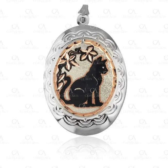 Cat Jewelry Photo Locket Necklaces L-27