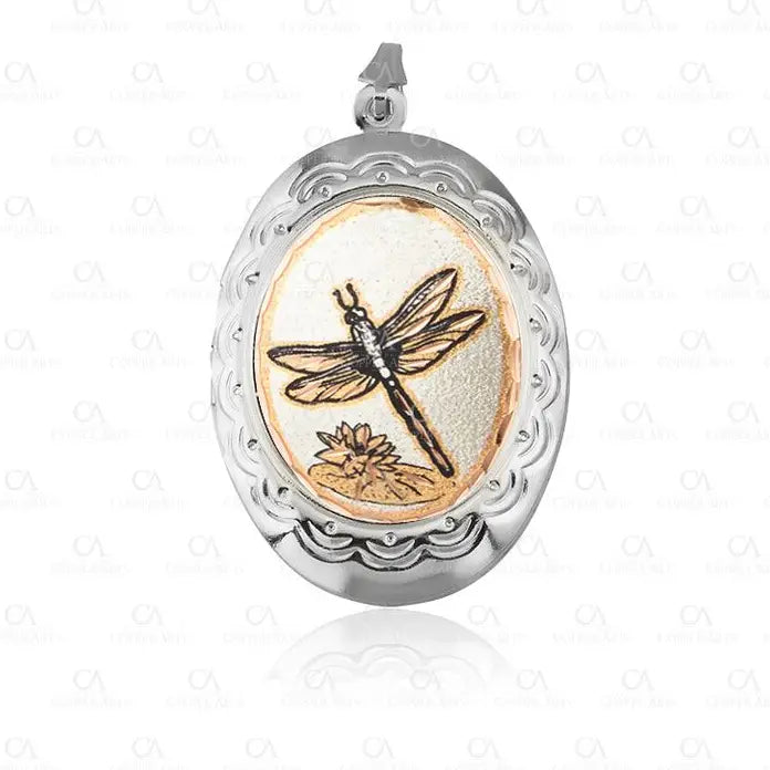 Dragonfly Jewelry Locket Necklace L-56