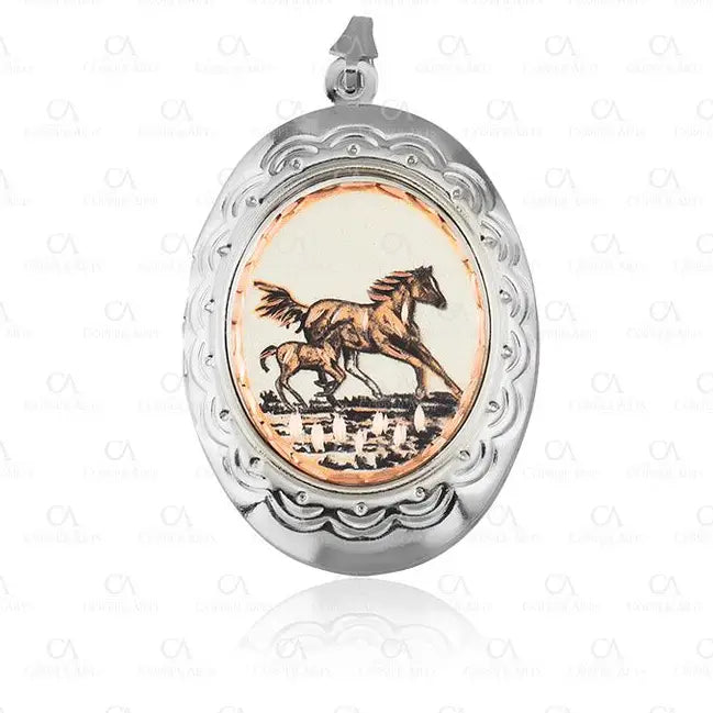 Unique Horse Locket Necklaces