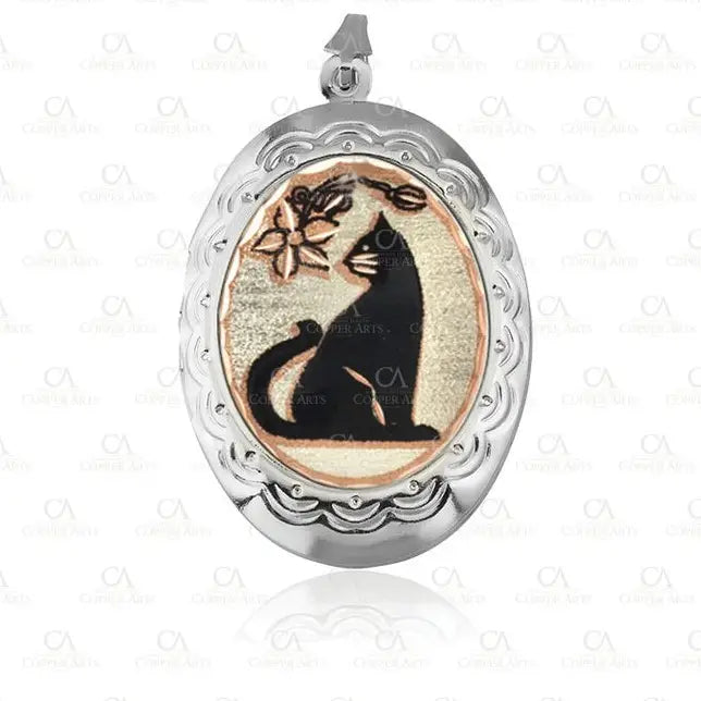 Sitting Cat Jewelry Lockets