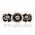 Black Daisy Flower Hair Hair Clip