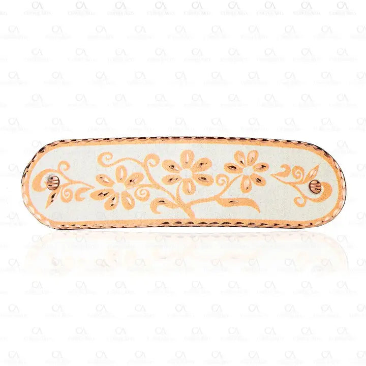 Silver Flower Hair Clips