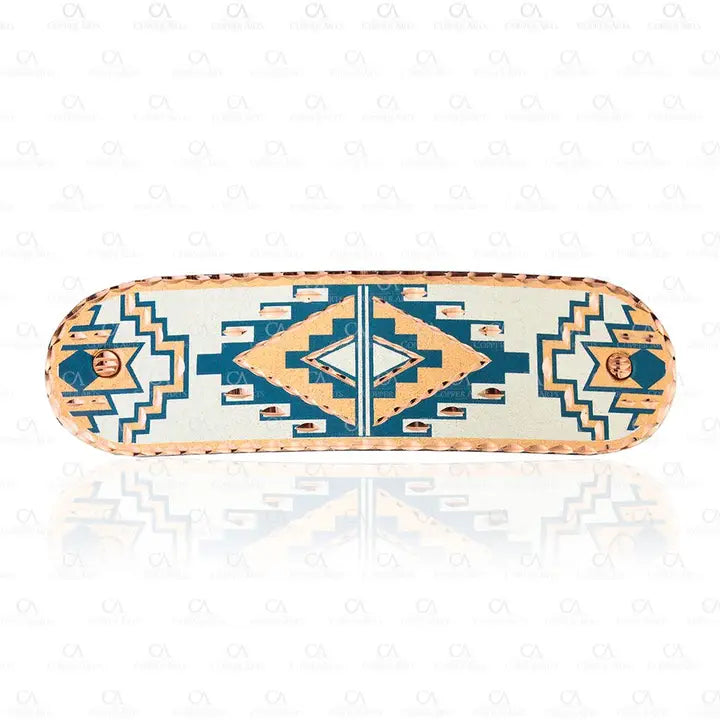 Denim Blue western American Hair Clips HR-722bl