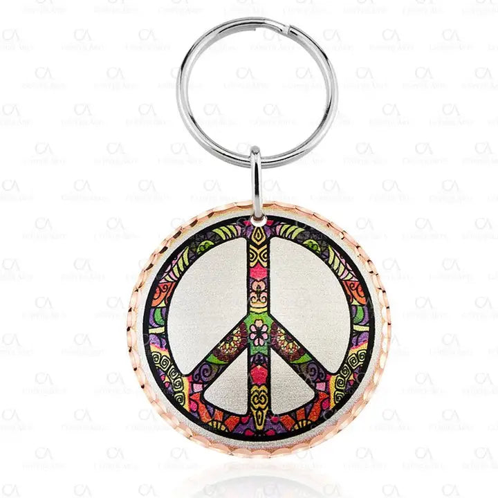 PEACE SIGN  Key Chain