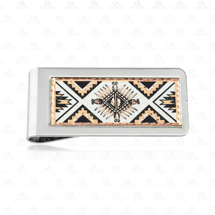 Southwest Sunburst western Money Clip