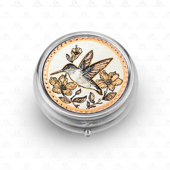 Hummingbird Pill Box