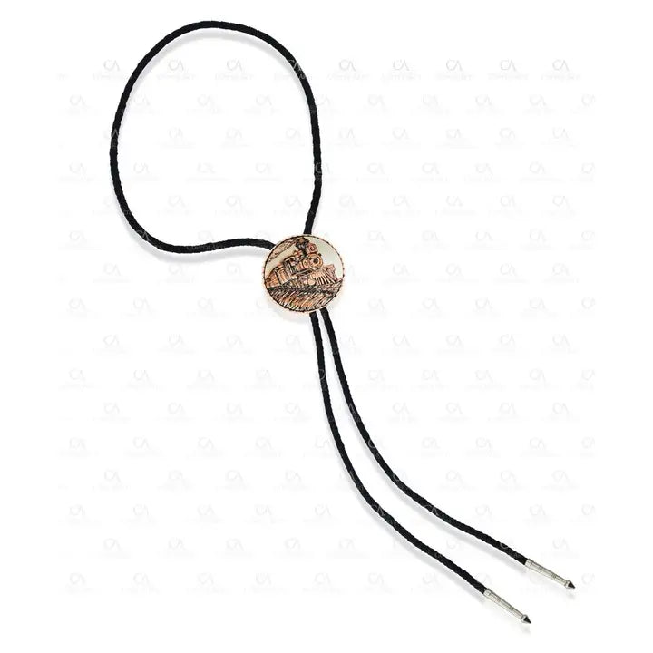 Steam Train Bolo Tie