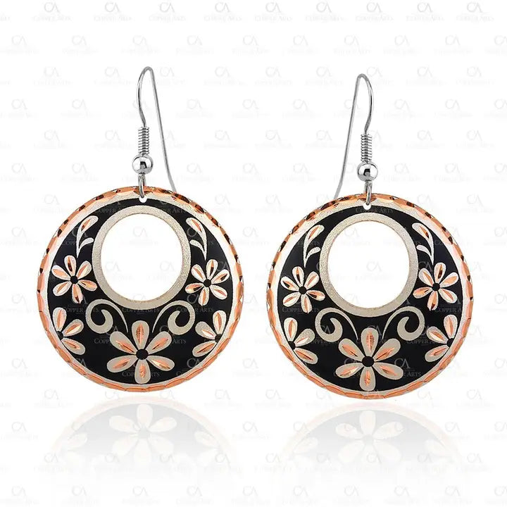 Flower Hoop Earrings DV-09