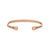 plain copper bracelet with magnets