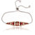 Red flower design chain bracelet with sliders