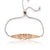 Silver flower design chain bracelet with sliders