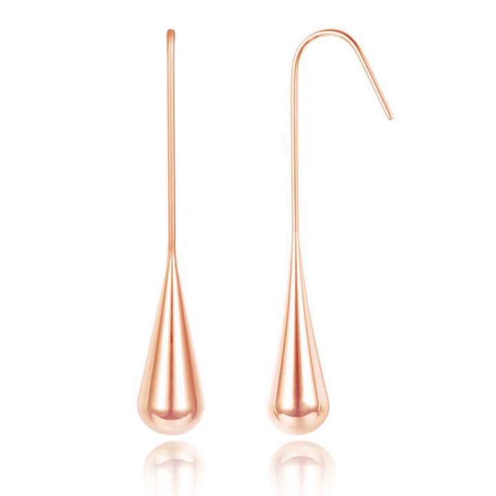 Rose gold drop earrings STAINLESS STEEL