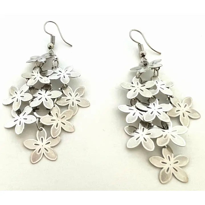 Multiple  Sea Starfish silver plated Earrings