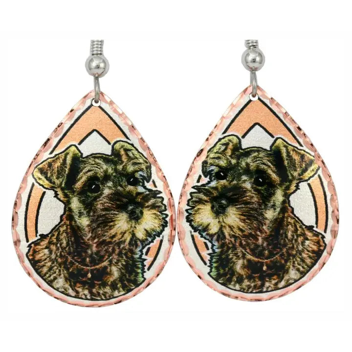 Miniature Schnauzer Earrings