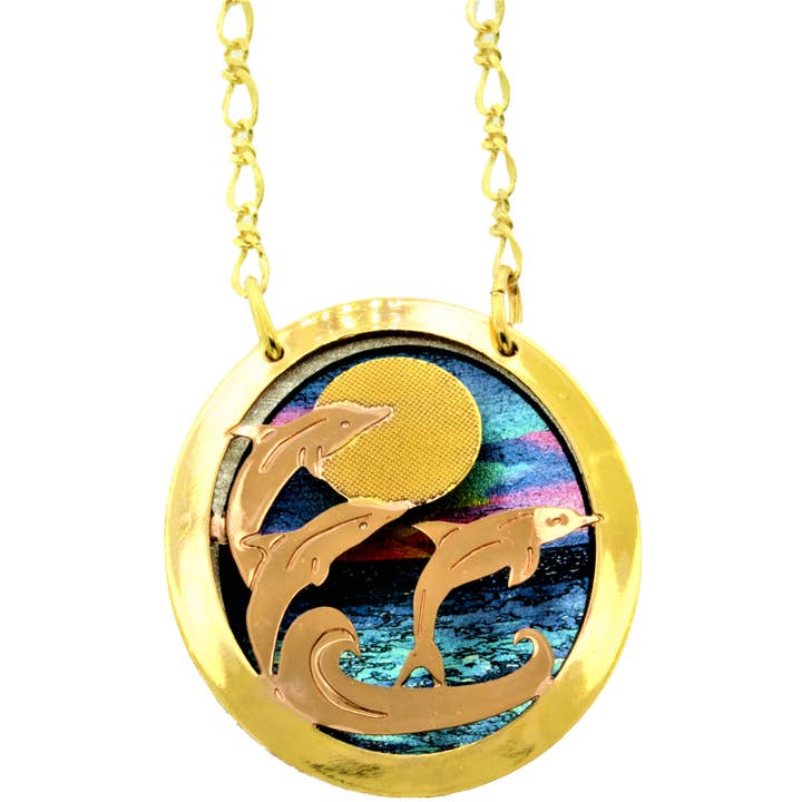 Dolphins Necklace NPT-75